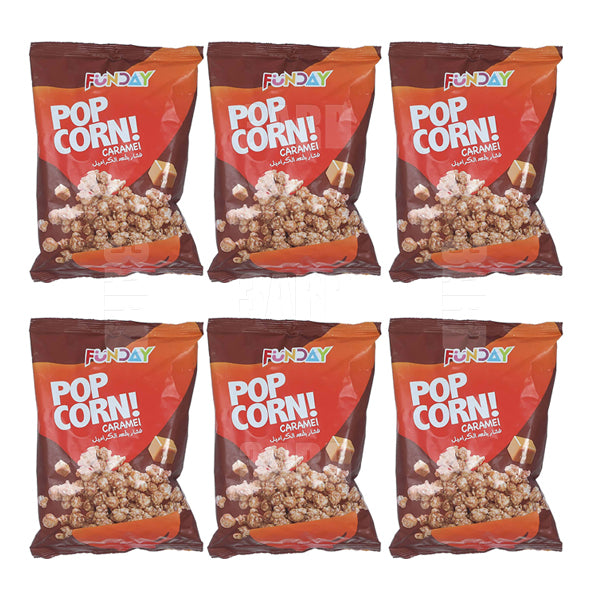 Funday Caramel Popcorn 50g - Pack of 6