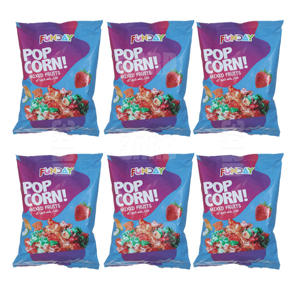 Funday Fruits Popcorn 50g - Pack of 6