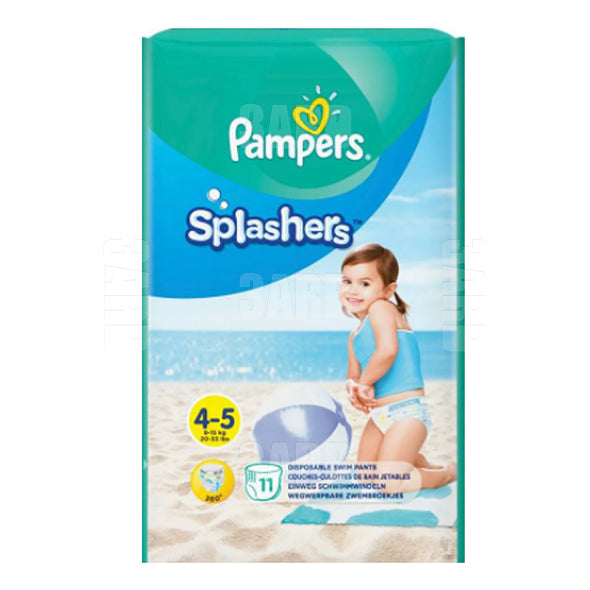 Pampers Splashers Swimming Pants Size 4-5 (9-15)Kg 11pcs - Pack of 1