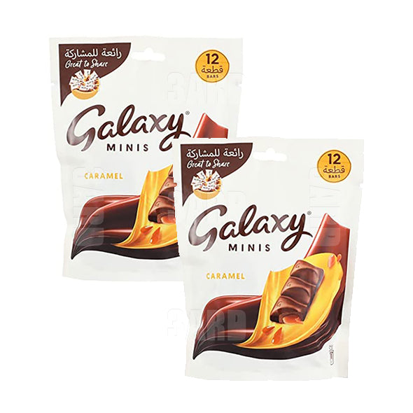 Galaxy Caramel Mini Chocolate 182g - Pack of 2