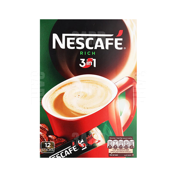 Nescafe 3*1 Rich 12 pcs - pack of 12
