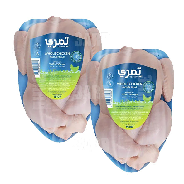 Temry Whole Chicken 1200 - 1300g - Pack of 2