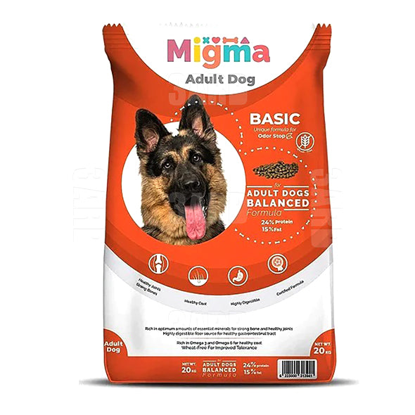 Migma Dog Dry Food Adult Basic 20kg - Pack of 1