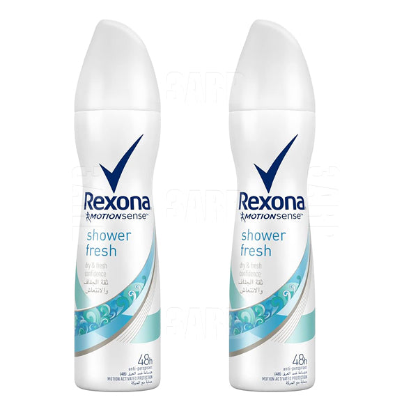 Rexona Women Antiperspirant Deodorant Spray Shower Fresh 150ml - Pack of 2