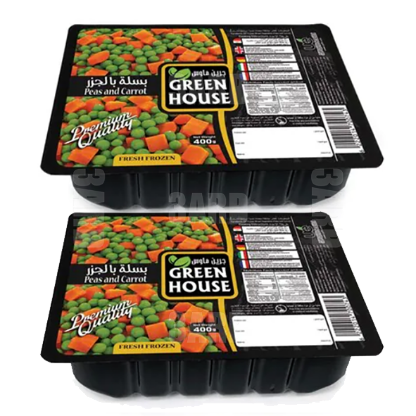 Green House Peas & Carrot 400g - Pack of 2