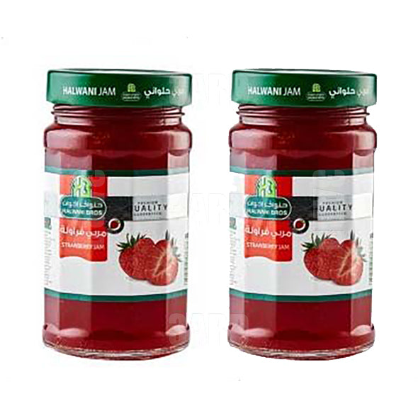 Halwani Strawberry Jam 380g - Pack of 2