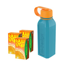 Load image into Gallery viewer, M-Design Bottle 650ml + 3 Suntop Orange Juice 250ml
