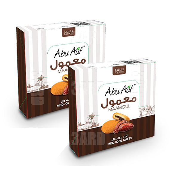 Abu Auf Maamoul with Medjoul Dates Box 12pcs - Pack of 2