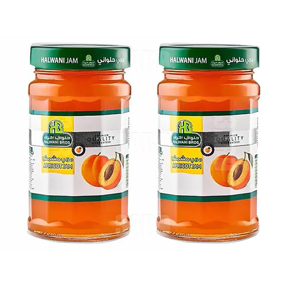 Halwani Apricot Jam 380g - Pack of 2
