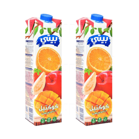 بيتي عصير كوكتيل فائق الجودة ١ لتر - ٢ عبوة