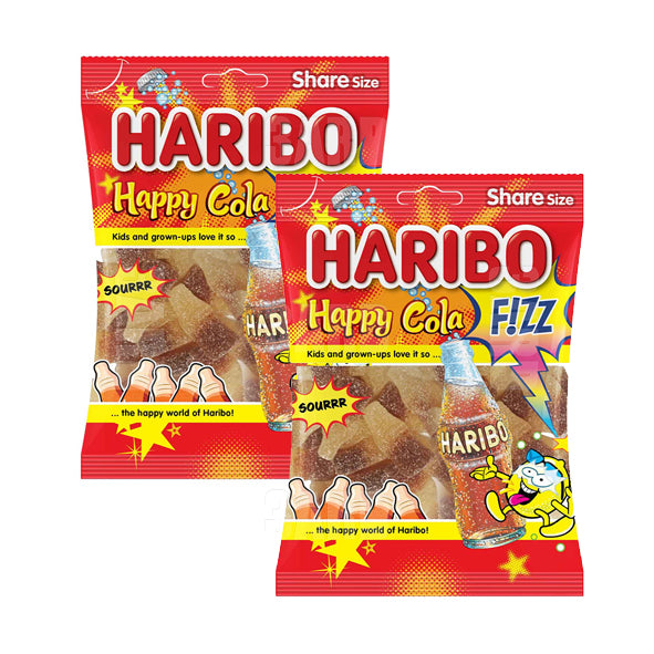 Haribo Happy Cola Jelly Candy 70g - Pack of 2