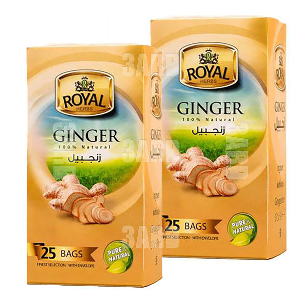 Royal Ginger Herbal Teabags 20 Pcs - Pack of 2