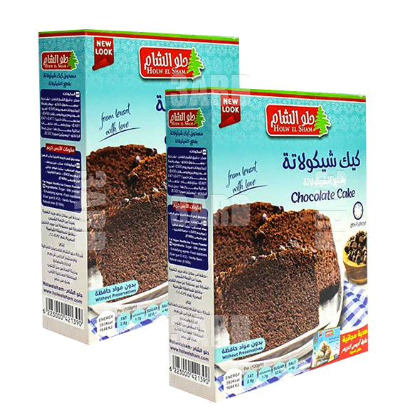 Holw El Sham Chocolate Cake Mix 400g - Pack of 2