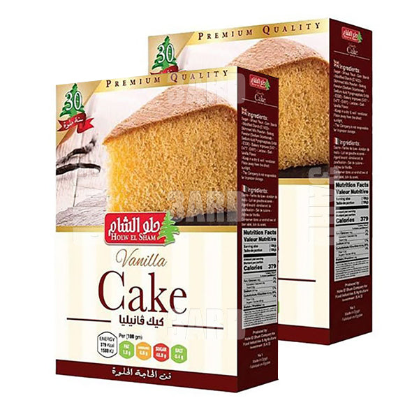 Holw El Sham Vanilla Cake Mix 400g - Pack of 2