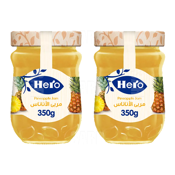 Hero Pineapple Jam 350g - Pack of 2