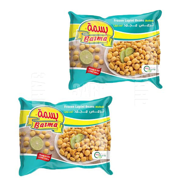 Basma Frozen Boiled Lupini Beans 400g - Pack of 2