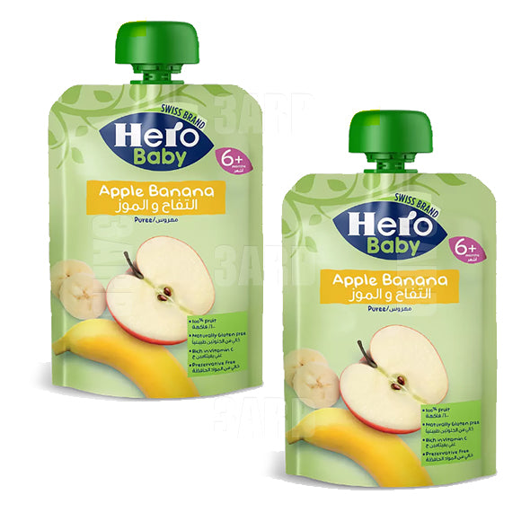 Hero Baby Apple Banana 100g - Pack of 2