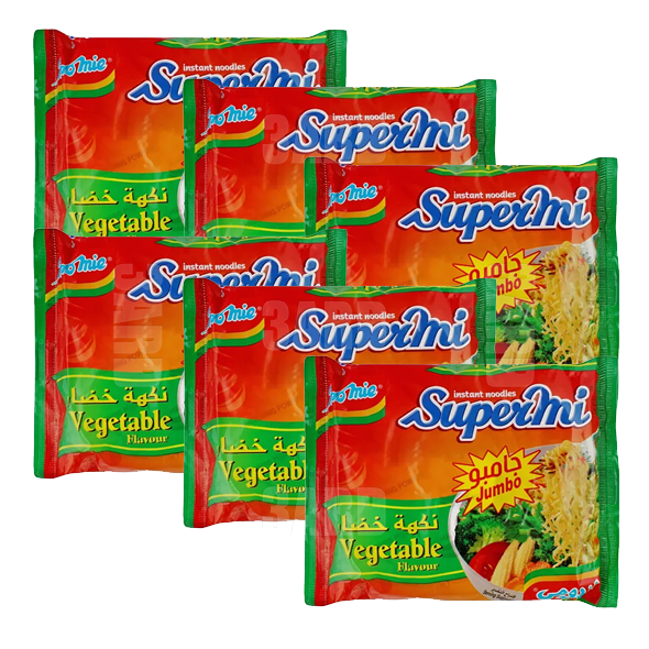 Indomie Noodles Jumbo Vegetables 110g - Pack of 6