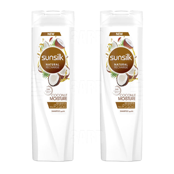 Sunsilk Hair Shampoo Coconut Moisture 350ml - Pack of 2