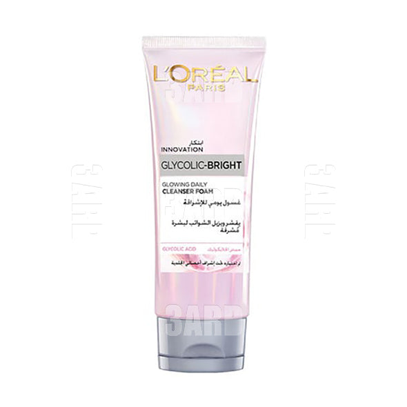 Loreal Glycolic Bright Daily Cleanser Foam 100ml - Pack of 1