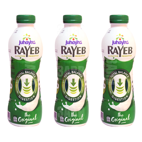 Juhayna Rayeb Plain 440ml - Pack of 3