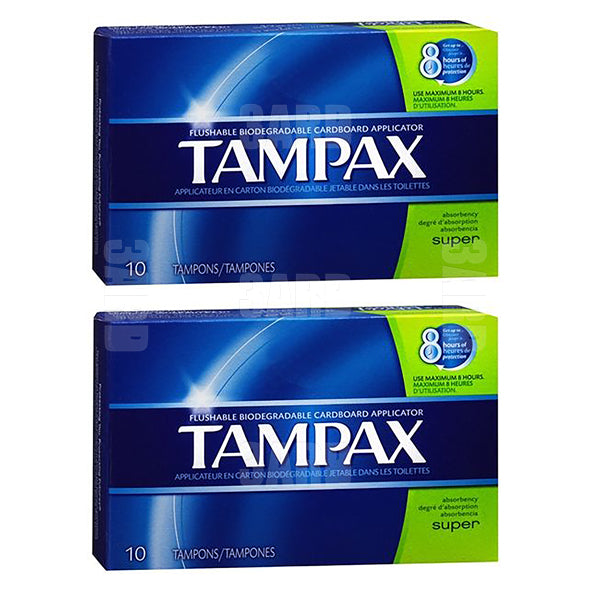 Tampax Tampon Super Feminine 10pcs - Pack of 2