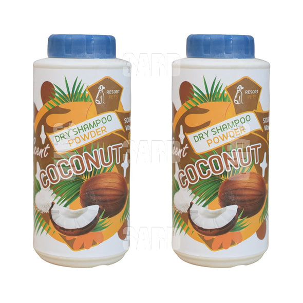 بيتس ريزورت شامبو جاف بودرة جوز هند ٥٠٠مل - ٢ عبوة