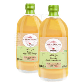 Gran Sapore Organic Apple Cider Vinegar 500ml - Pack of 2