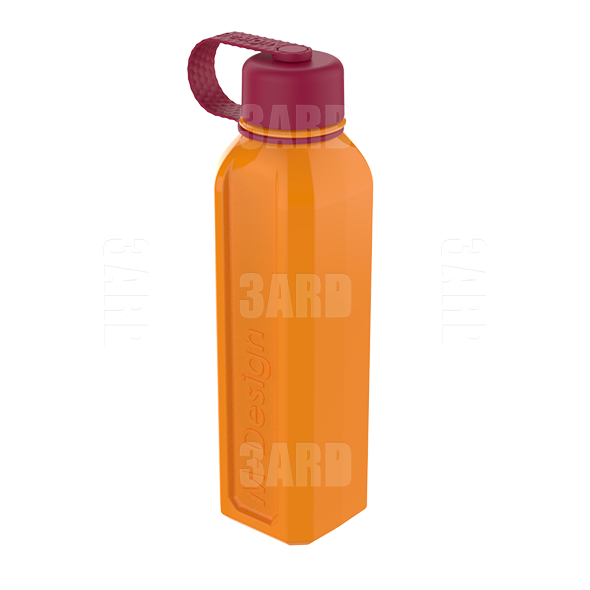 M-Design Square Bottle with Strap New Color 800ml