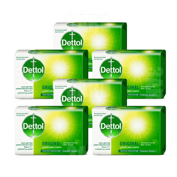 Dettol Soap 165g Green - Pack of 6