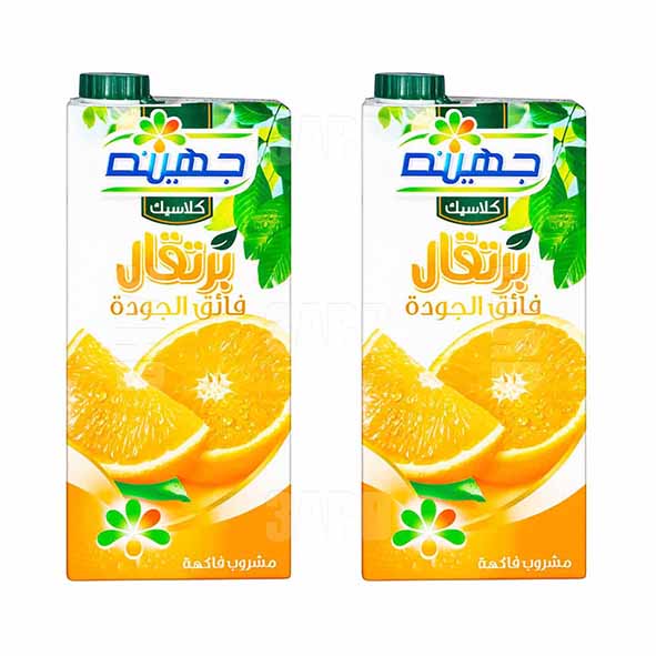 Juhayna Orange Juice 1L - Pack of 2