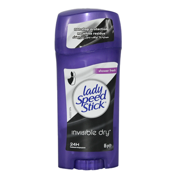 Lady Speed Stick Invisble Dry Shower Fresh Antiperspirant Deodorant 65g - Pack of 1