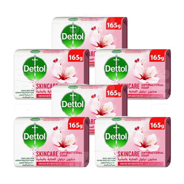 Dettol Soap 165g Pink - Pack of 6