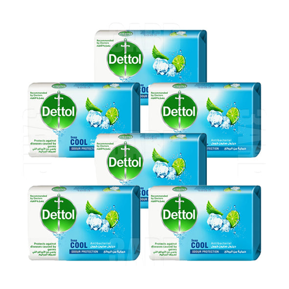 Dettol Soap 165g Cool - Pack of 6