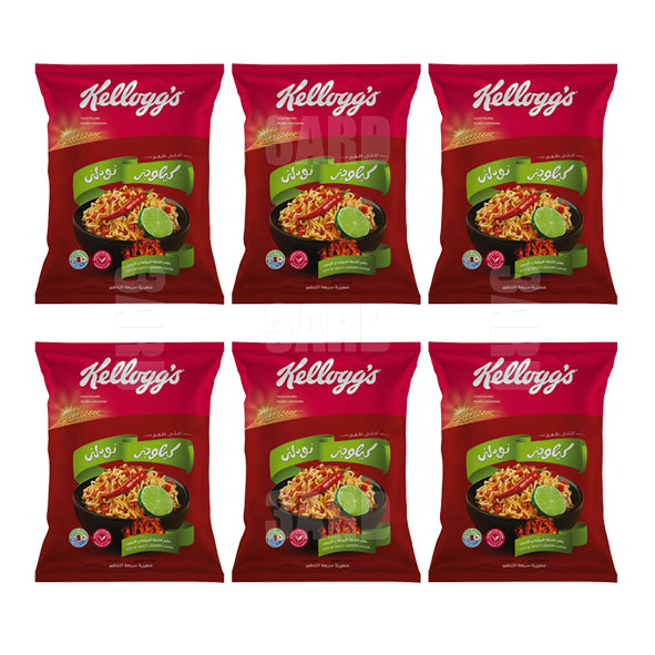 Kellogg's Noodles Chili & Lemon Flavor 70g - Pack of 6