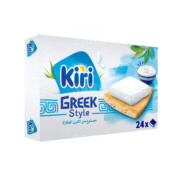 Kiri Squared Greek Cheese 24 pcs - Pack of 1