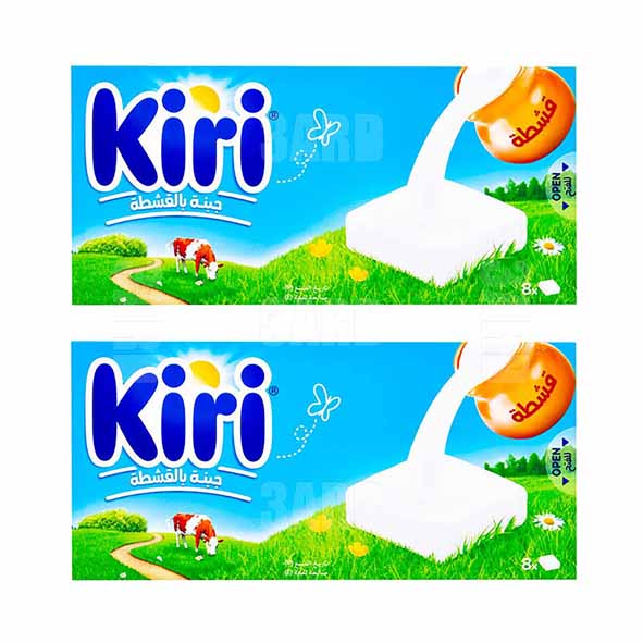Kiri Squared Cheese 8 pcs - Pack of 2