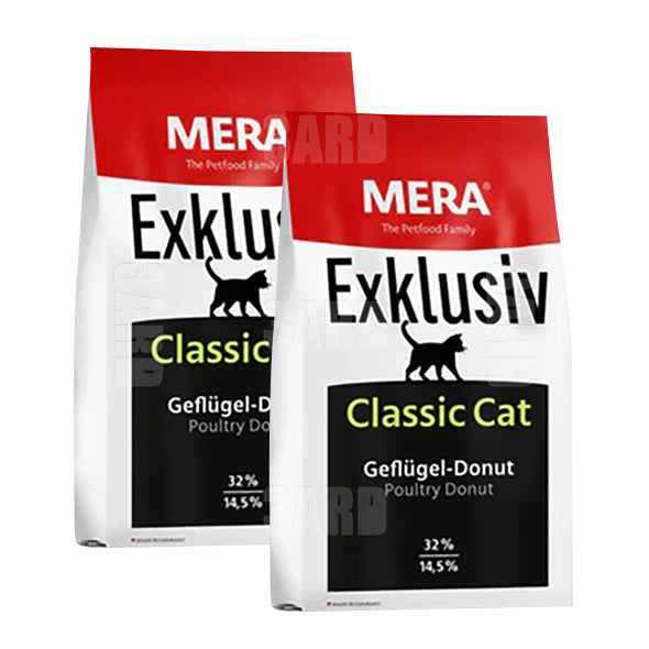 Mera Cat Dry Food Adult Classic Poultry 10kg - Pack of 2
