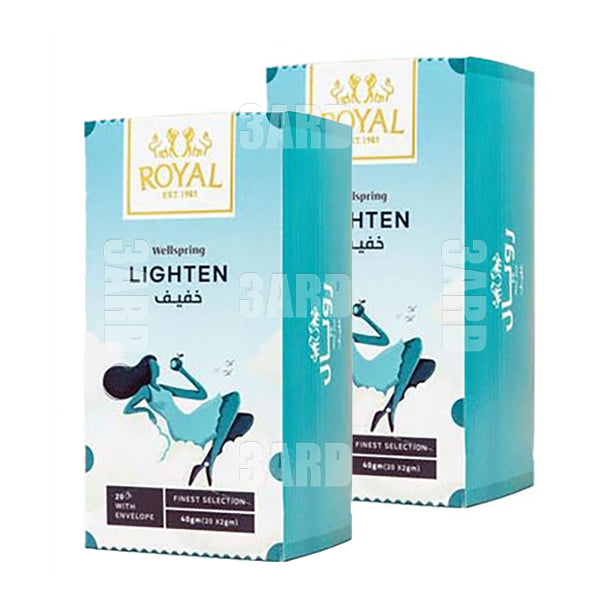 Royal Wellspring Lighten Teabags 20 Pcs - Pack of 2