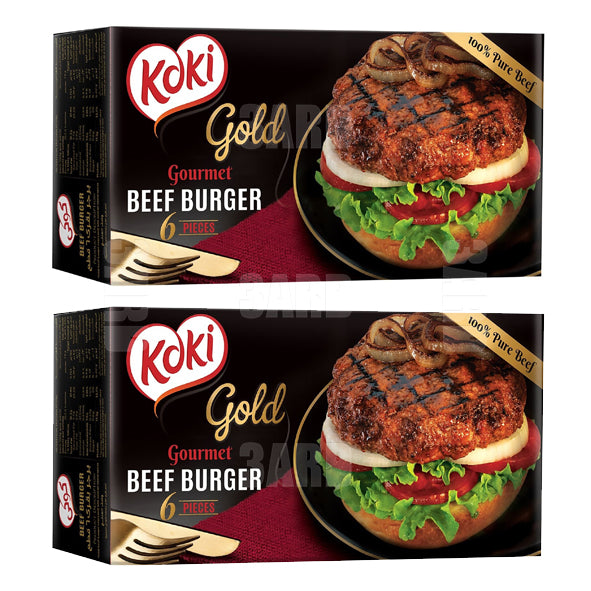 Koki Gold Beef Burger 6 pcs - Pack of 2