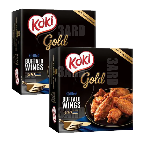 Koki Gold Grilled Buffalo Chicken Wings 500g - Pack of 2