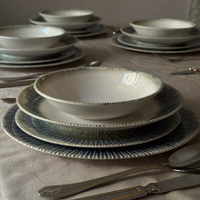 تحميل الصورة إلى عارض المعرض، تولو طاقم بورسلين للعشاء ازرق ماريسا ٢٤ قطعة

