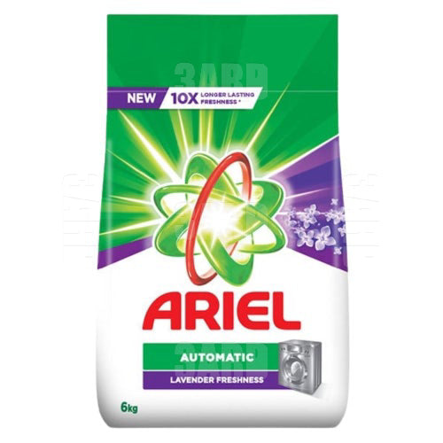 اريال مسحوق غسيل اوتوماتيك لافندر ٦ كجم - ۱ عبوة