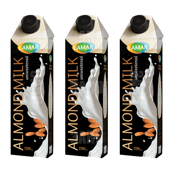 Lamar Almond Milk 1L - Pack of 3