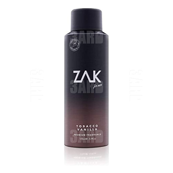 Zak Spray Tobacco Vanilla Eau De Toilette For Men 175ml - Pack of 1