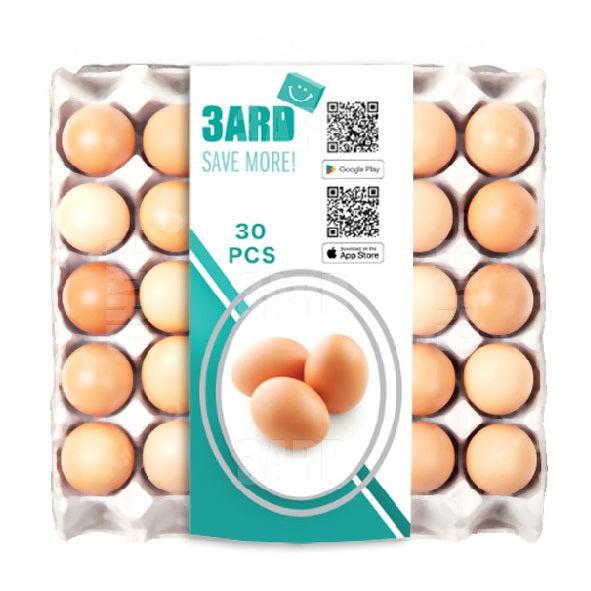 3ard Red Eggs Bulk Pack Carton Box 30pcs - Pack of 1