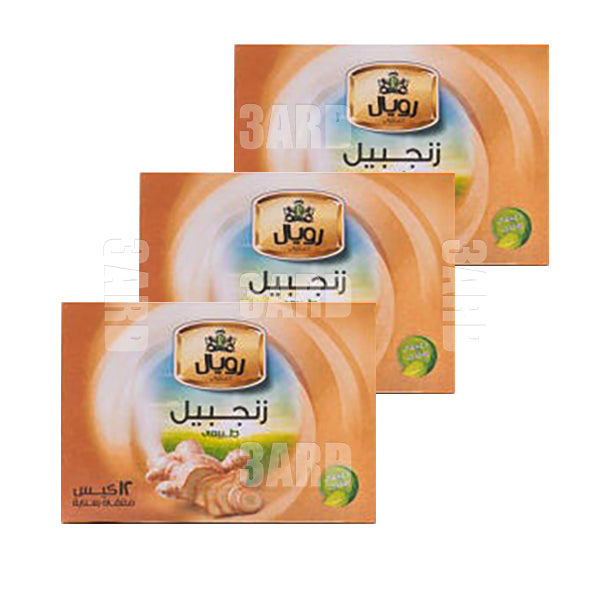 Royal Ginger Teabags 12 Pcs - Pack of 3