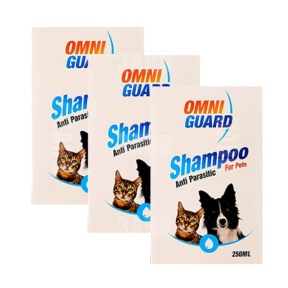 Omni Gurd Shampoo Anti Parasitic 250ml - Pack of 3