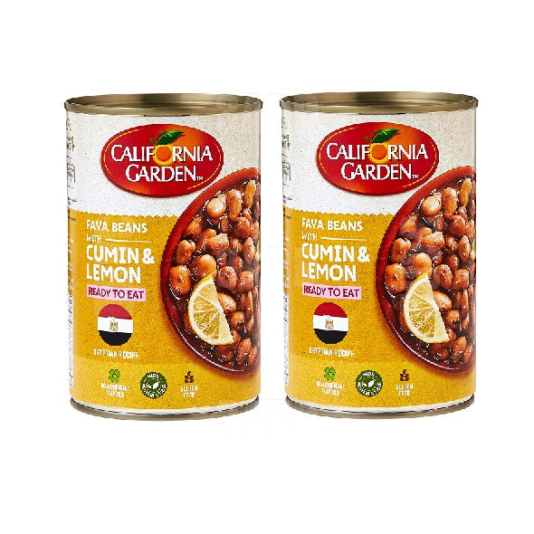 California Gardens Beans with Egyption Recipe 400g - Pack of 2