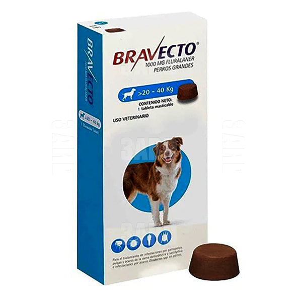 Bravecto Tablet for Dogs (20-40kg) - Pack of 1